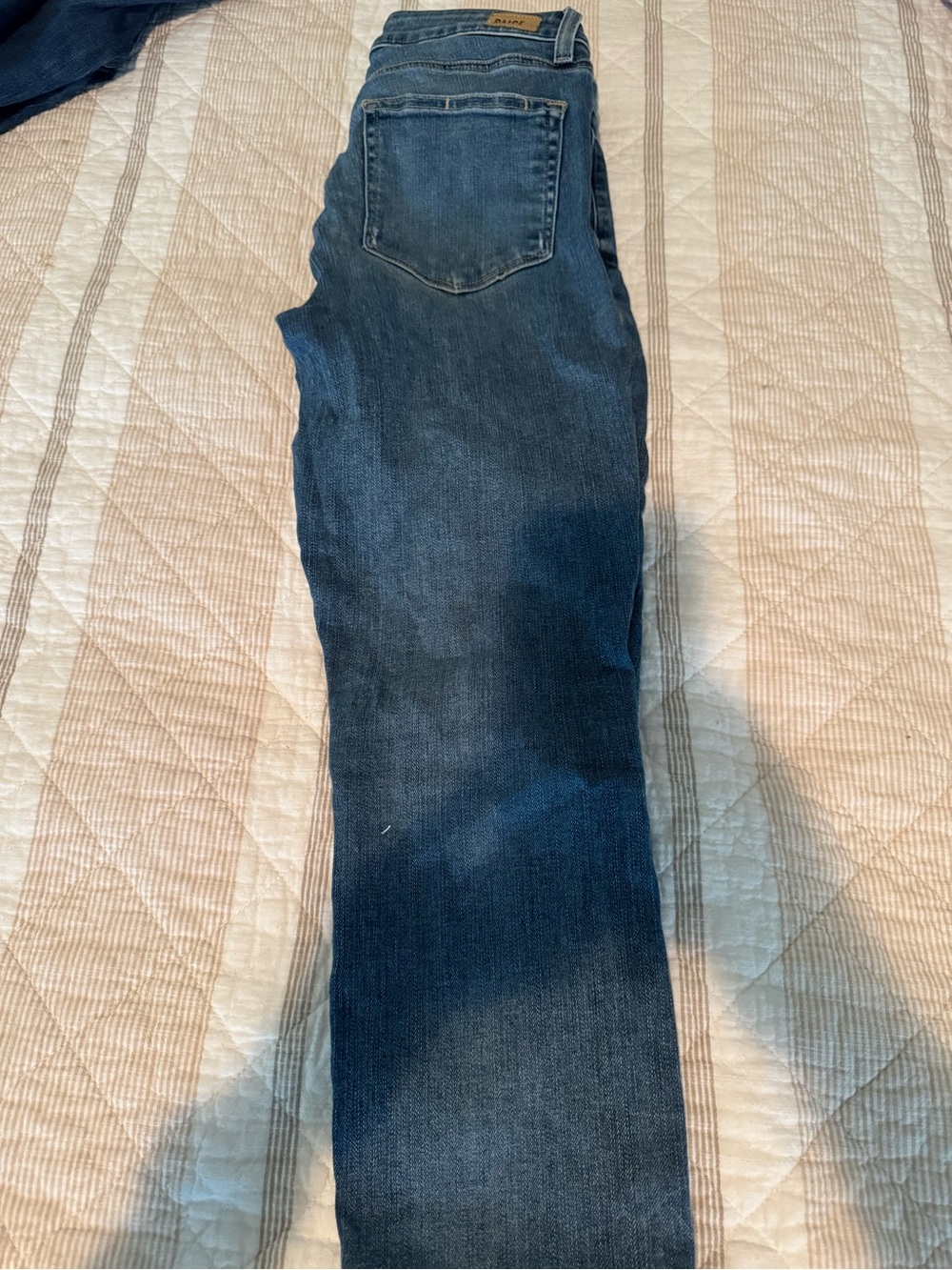 PAIGE Women's Dark Blue Skinny Jeans